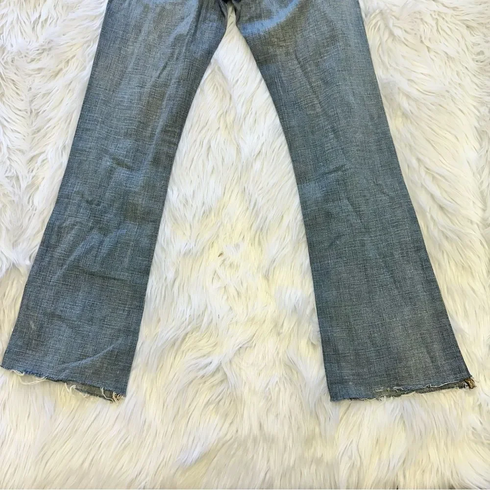 Lucky Brand Maui Meggie Jean Med Wash Women's Size 2/26 Raw Hem - Picture 10 of 14